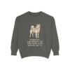 Finnish Spitz Humor Sweatshirt, Pepper, front view