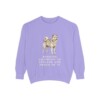 Finnish Spitz Humor Sweatshirt, Violet, front view
