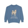 Finnish Spitz Mom Sweatshirt, Blue Jean, front view