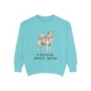 Finnish Spitz Mom Sweatshirt, Chalky Mint, front view