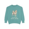 Finnish Spitz Mom Sweatshirt, Seafoam, front view