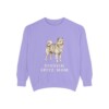 Finnish Spitz Mom Sweatshirt, Violet, front view