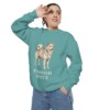 Finnish Spitz Sweatshirt, Seafoam, person 2 context
