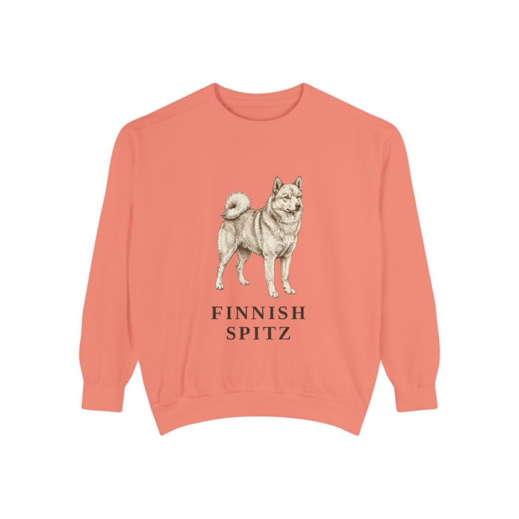 Finnish Spitz Sweatshirt, Terracotta, front view