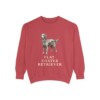 flat-coated-retriever-sweatshirt-crimson Flat-Coated Retriever Sweatshirt, Crimson, front view
