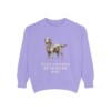 Flat-Coated Retriever Dad Sweatshirt, Violet, front view