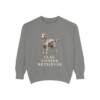 flat-coated-retriever-sweatshirt-grey Flat-Coated Retriever Sweatshirt, Grey, front view