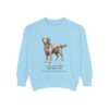 Flat-Coated Retriever Latin Sweatshirt, Chambray, front view