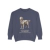 Flat-Coated Retriever Latin Sweatshirt, Denim, front view