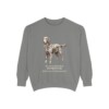 Flat-Coated Retriever Latin Sweatshirt, Grey, front view