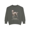 Flat-Coated Retriever Latin Sweatshirt, Pepper, front view