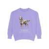 Flat-Coated Retriever Latin Sweatshirt, Violet, front view