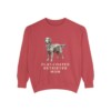 Flat-Coated Retriever Mom Sweatshirt, Crimson, front view