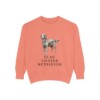 flat-coated-retriever-sweatshirt-terracotta Flat-Coated Retriever Sweatshirt, Terracotta, front view