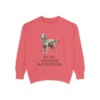 flat-coated-retriever-sweatshirt-watermelon Flat-Coated Retriever Sweatshirt, Watermelon, front view