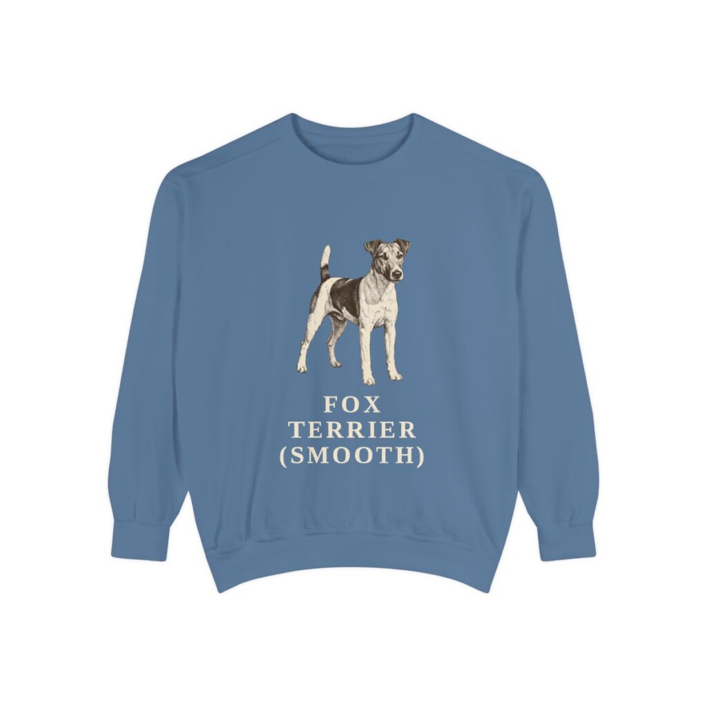 Fox Terrier (Smooth) Sweatshirt, Blue Jean, front view