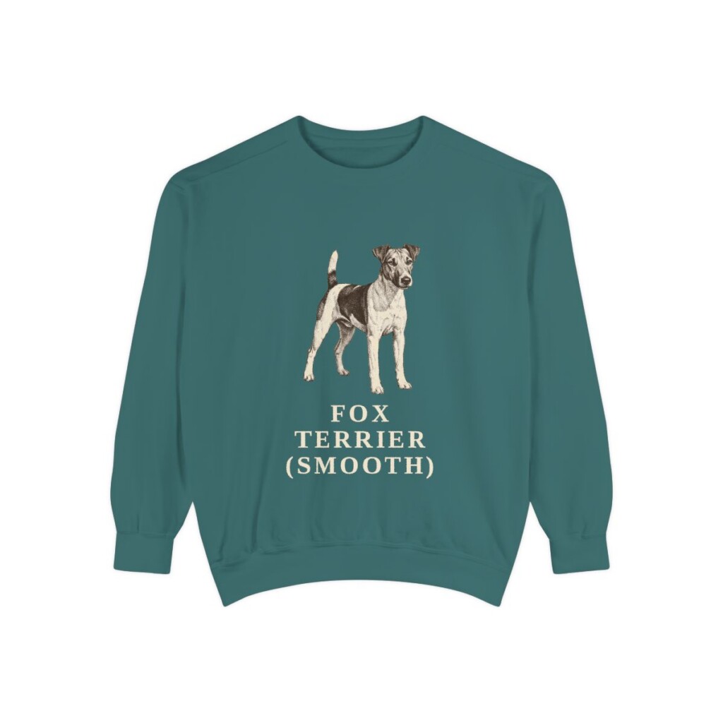 Fox Terrier (Smooth) Sweatshirt, Blue Spruce, front view