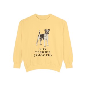 Fox Terrier (Smooth) Sweatshirt, Butter, front view