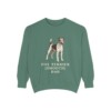 Fox Terrier (Smooth) Dad Sweatshirt, Light Green, front view