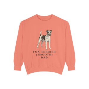 Fox Terrier (Smooth) Dad Sweatshirt, Terracotta, front view