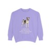 Fox Terrier (Smooth) Humor Sweatshirt, Violet, front view