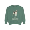 Fox Terrier (Smooth) Sweatshirt, Light Green, front view