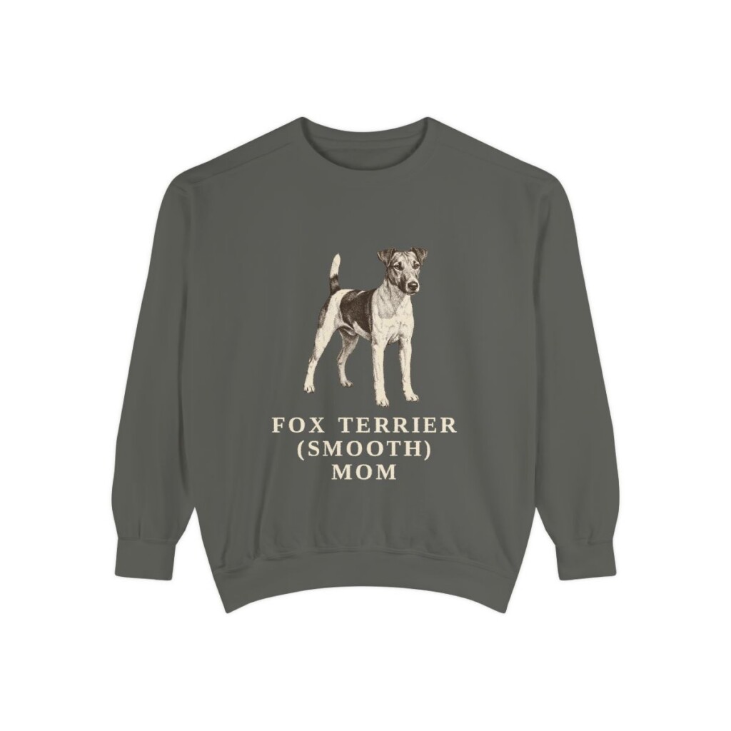 Fox Terrier (Smooth) Mom Sweatshirt, Pepper, front view