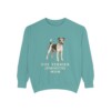 Fox Terrier (Smooth) Mom Sweatshirt, Seafoam, front view
