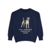 Fox Terrier (Smooth) Mom Sweatshirt, True Navy, front view