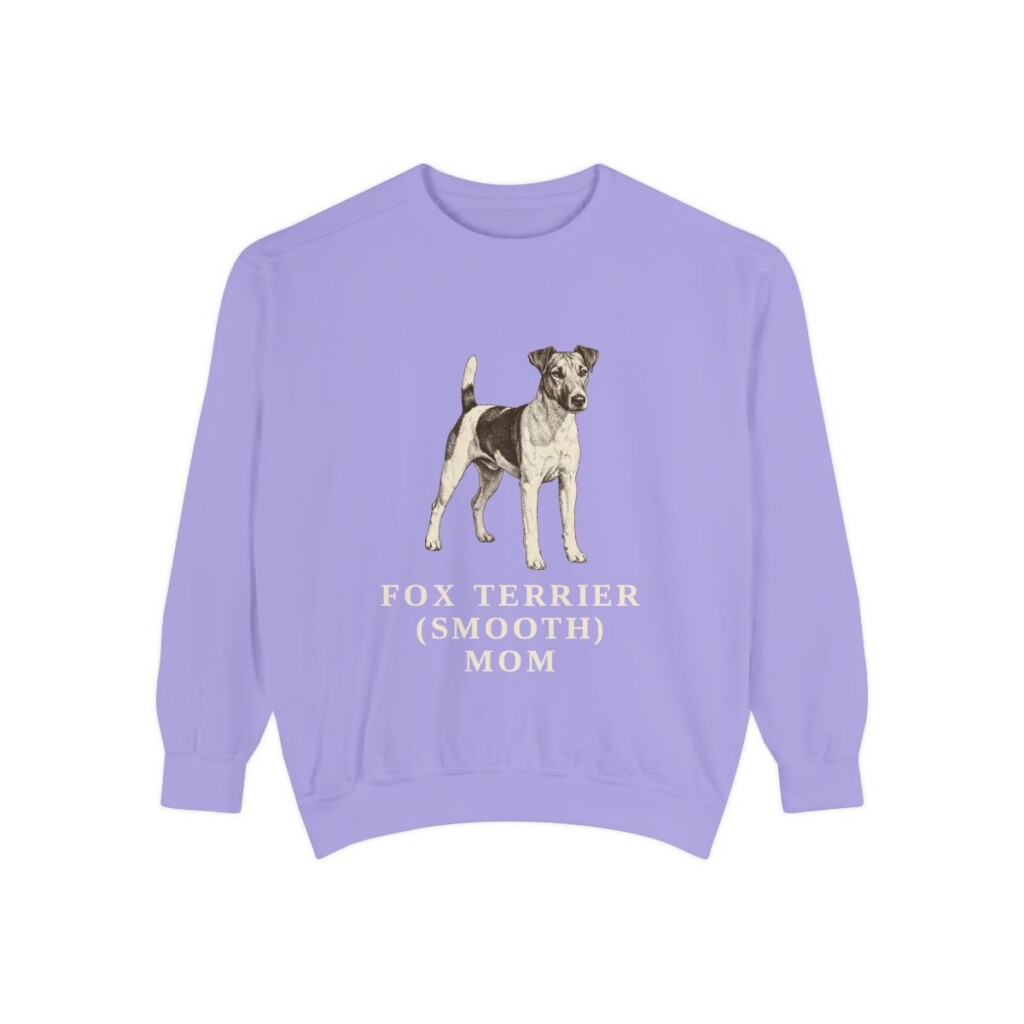 Fox Terrier (Smooth) Mom Sweatshirt, Violet, front view