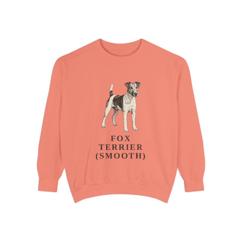 Fox Terrier (Smooth) Sweatshirt, Terracotta, front view