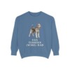 Fox Terrier (Wire) Dad Sweatshirt, Blue Jean, front view