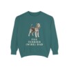 Fox Terrier (Wire) Dad Sweatshirt, Blue Spruce, front view