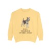 Fox Terrier (Wire) Dad Sweatshirt, Butter, front view