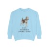 Fox Terrier (Wire) Dad Sweatshirt, Chambray, front view