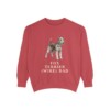 Fox Terrier (Wire) Dad Sweatshirt, Crimson, front view