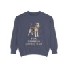 Fox Terrier (Wire) Dad Sweatshirt, Denim, front view