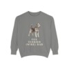 Fox Terrier (Wire) Dad Sweatshirt, Grey, front view