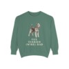 Fox Terrier (Wire) Dad Sweatshirt, Light Green, front view