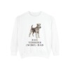Fox Terrier (Wire) Dad Sweatshirt, White, front view