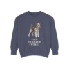 Fox Terrier (Wire) Sweatshirt, Denim, front view