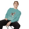 fox-terrier-wire-sweatshirt-humor-seafoam-person-1-context Fox Terrier (Wire) Humor Sweatshirt, Seafoam, person 1 context