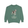 Fox Terrier (Wire) Sweatshirt, Light Green, front view