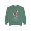 Fox Terrier (Wire) Mom Sweatshirt, Light Green, front view
