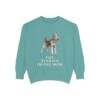 Fox Terrier (Wire) Mom Sweatshirt, Seafoam, front view