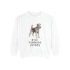Fox Terrier (Wire) Sweatshirt, White, front view