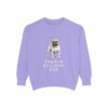 French Bulldog Dad Sweatshirt, Violet, front view