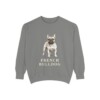 french-bulldog-sweatshirt-grey French Bulldog Sweatshirt, Grey, front view
