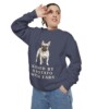 french-bulldog-sweatshirt-humor-denim-person-2-context French Bulldog Humor Sweatshirt, Denim, person 2 context