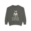 french-bulldog-sweatshirt-humor-pepper French Bulldog Humor Sweatshirt, Pepper, front view